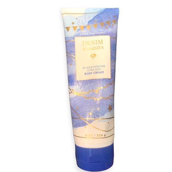 Bath and Body Works DENIM & DAISIES Ultra Shea Body Cream 8 oz - Picture 1 of 1